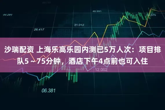 沙瑞配资 上海乐高乐园内测已5万人次：项目排队5～75分钟，酒店下午4点前也可入住
